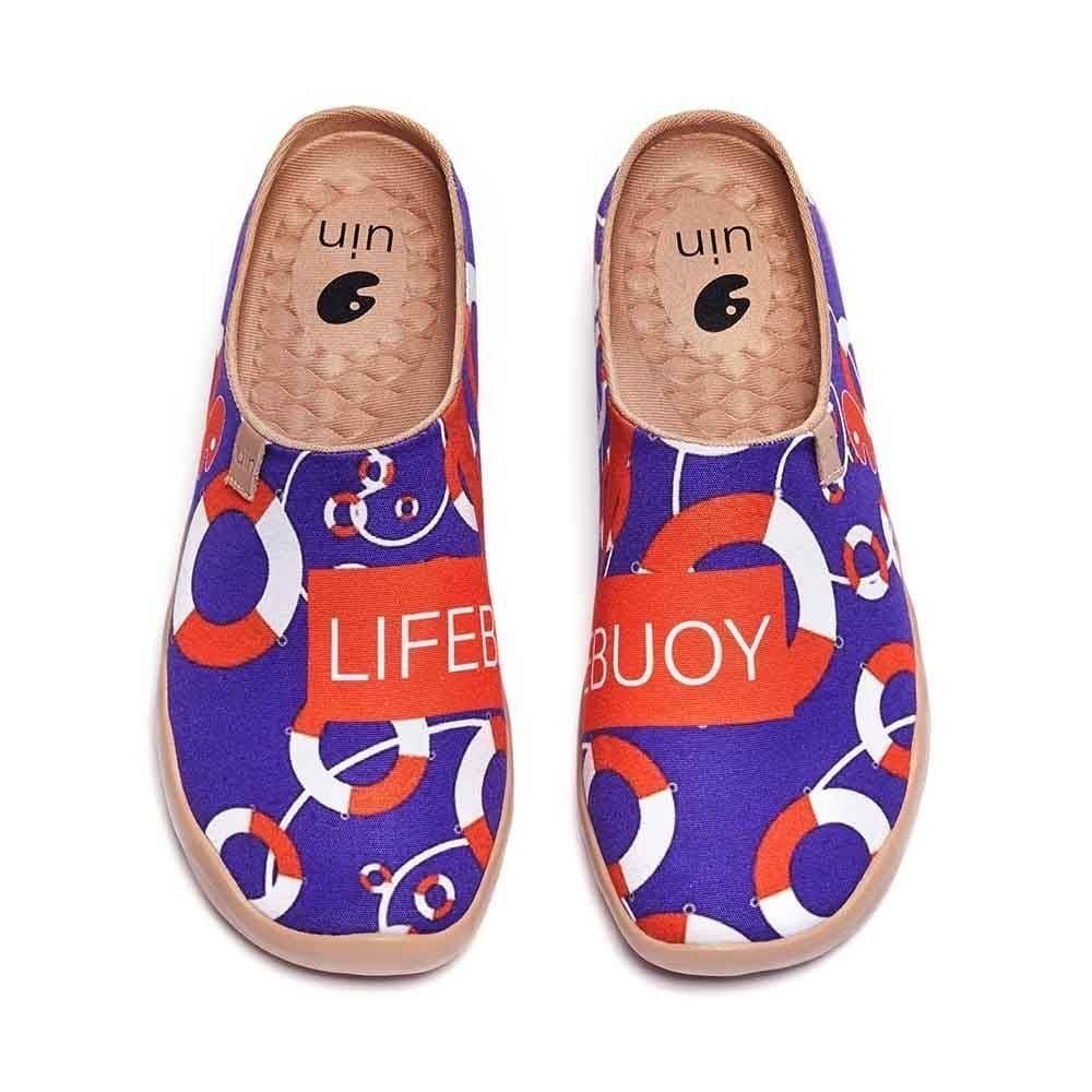 UIN Men's Slipper Mules Walking Casual Travel Shoes (Lifebuoy Slipper) New No Bo